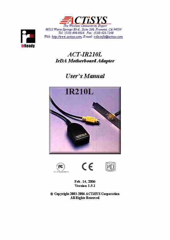 ACTiSYS Network Card ACT-IR210L-page_pdf